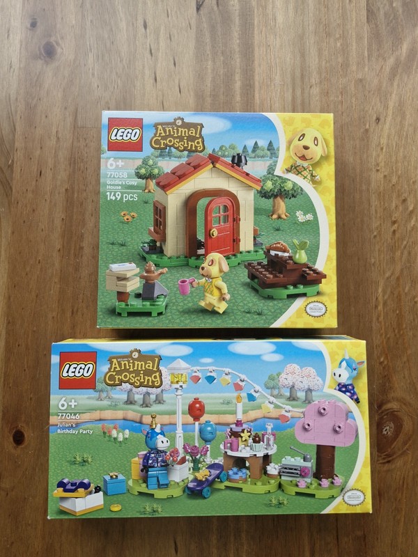 LEGO Animal Crossing 77046 / 77058 - Brand New Sealed - RRP £31 - 25% off!