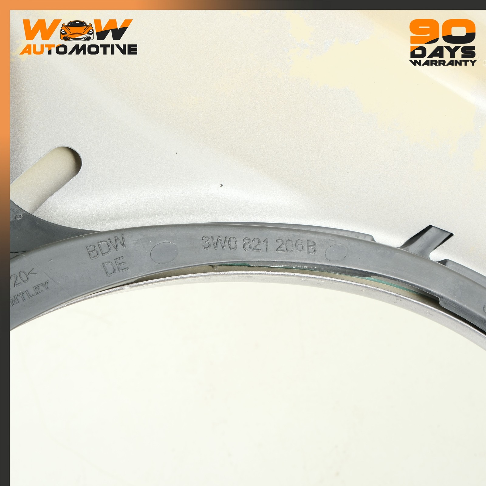 Bentley Continental GT 2010-2012 Front Right Fender Silver