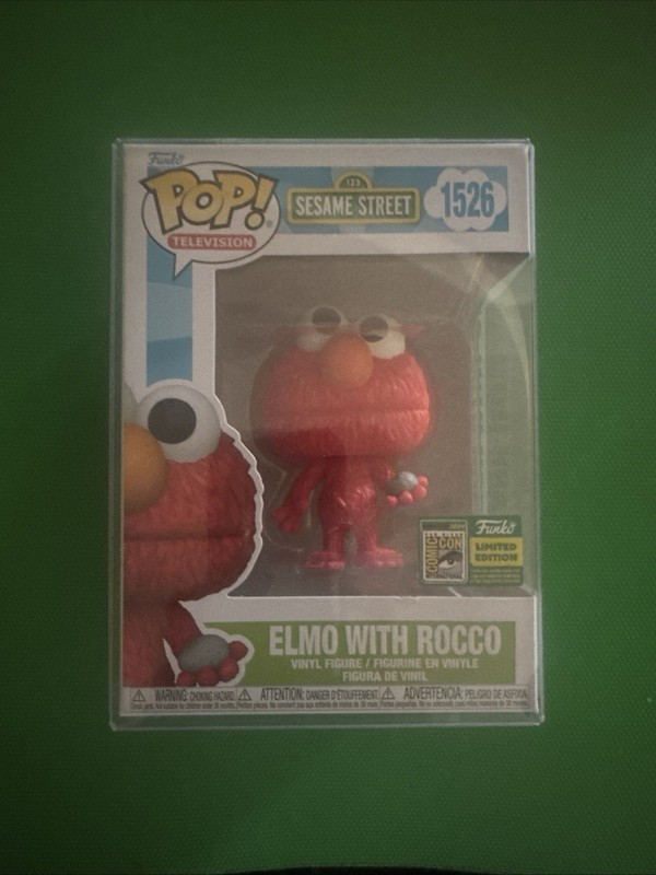 Funko Pop Sesame Street Elmo With Rocco SDCC 2024 #1526