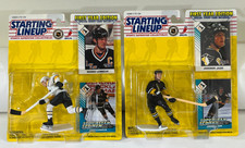 1993 STARTING LINEUP NHL HOCKEY LOT x2 NM-MT Lemieux Jagr w Cards Penguins DS66
