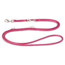Wolters K2 Führleine magenta 2m verstellbar für Hunde, robust & waschbar