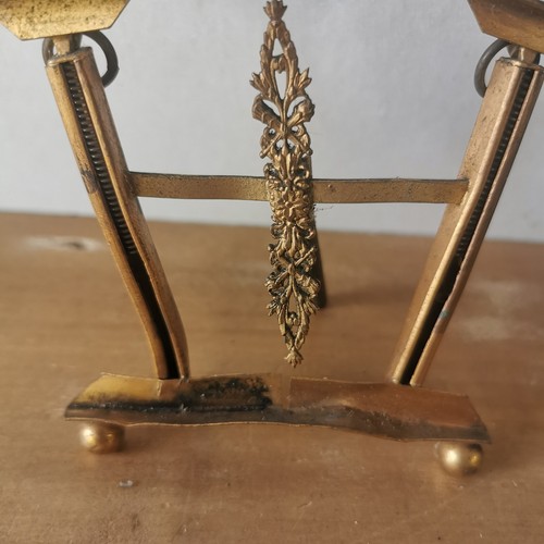 Antique Louis XVI style double photo door frame in gold metal / ref A341 - Picture 4 of 9