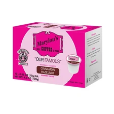 12 Count Marylous Coffee Pods, Cinnamon Hazelnut, Keurig Compatible K-Cups