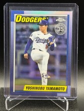 Yoshinobu Yamamoto 2025 Topps Chrome 1990 #90CU-14 - Los Angeles Dodgers