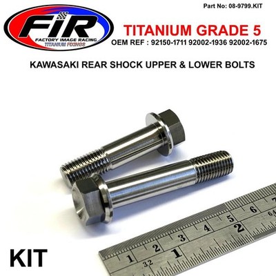 FIR GR5 KX obere & untere Stoßdämpferschrauben, KX125 250 & 500 92150-1711 92002-1936 9200