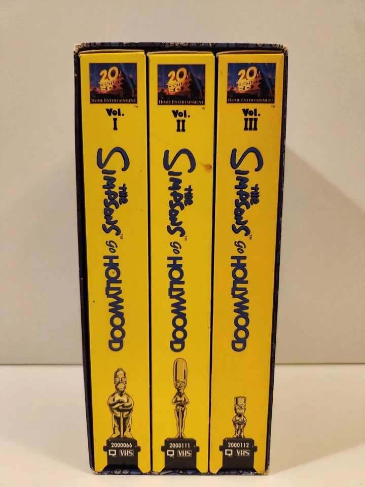 Vintage The Simpsons VHS Tapes Go Hollywood VHS Box Set 1999 - Image 2 of 4