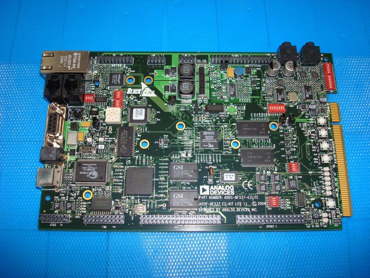 1x ANALOG DEVICES ADDS-BF-537-EZLITE/ADSP-BF537 EZ-KIT LITE