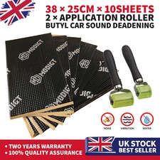 SOUND DEADENING PROOFING CAMPER VAN CAR BUTYL Vibrofiltr FOIL AUDIO PANEL 2mm