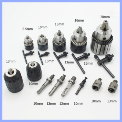 Metall Schnellspann Bohrfutter Profi SDS Plus Adapter für Bohrmaschine Ø0.6-20mm