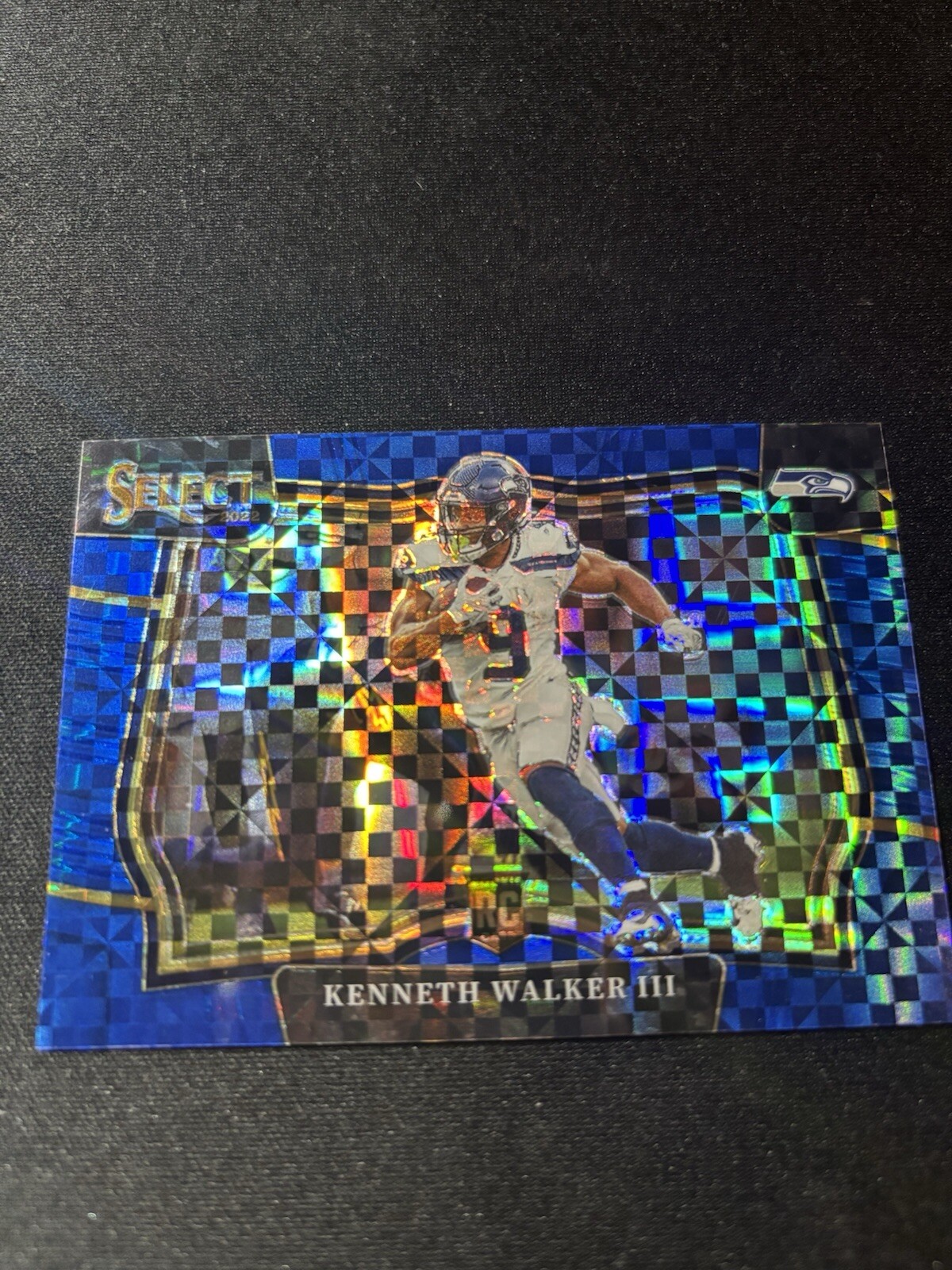 2022 Panini Select KENNETH WALKER III Field Level Blue Prizm /49 RC #489 SP