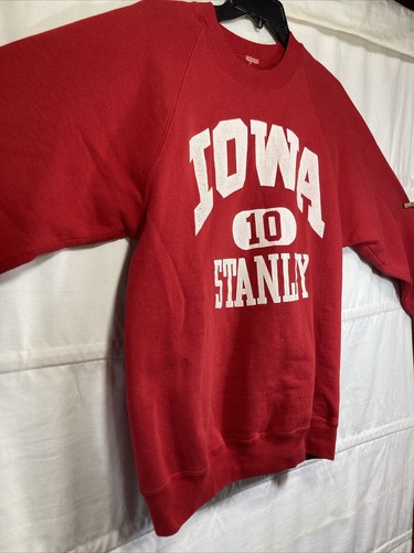 VTG Champion Reverse Weave IOWA Spellout Sweatshirt College Athletics Sportswear - Picture 10 of 11