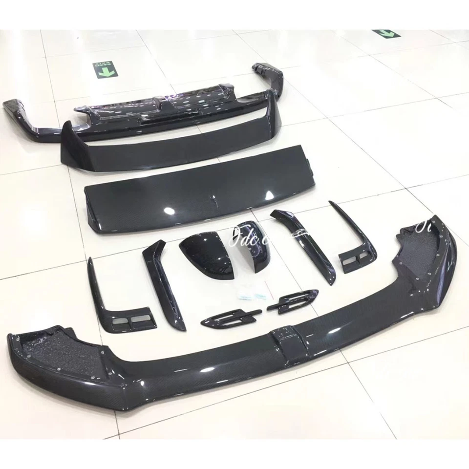 CARBON BODY KIT for BENTLEY BENTAYGA 2015+ FRONT LIP REAR DIFFUSER TRUNK SPOLER - Image 2 of 4