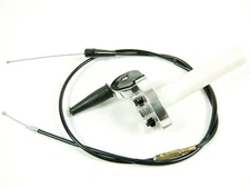 Polished Gasser Twist Throttle Kit Chrome with FREE Control Cable Kit