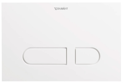 Duravit DuraSystem WC-Betätigungsplatte mechanisch weiss NEU - UVP 39,00  161268
