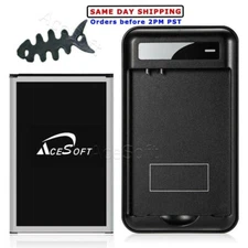 High Quality AceSoft 5970mAh Battery Charger f LG G3 D850/VS985/D851/LS990/D855