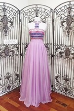 G1628B RACHEL ALLAN RUNWAY DESIGN 1MC118 LAV SZ 6 279 PROM GOWN DRESS