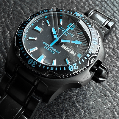 ZODIAC VINTAGE DEEP REEF ZO7903 SCREW DOWN CROWN MASSIVE DIVER