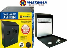 WALL MOUNTED ASHTRAY ASH BIN OUTSIDE PUB OFFICE SMOKING TRAY 66129c Marksman