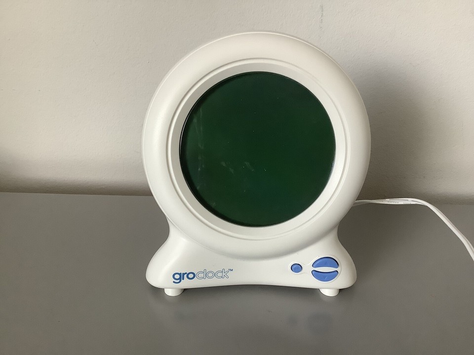 The Gro Company Gro Clock Alarm Clock Children Sleep Trainer, White