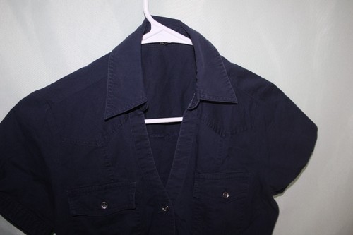 EXPRESS Women's S Stretch Blouse Shirt Cotton Poly Spandex