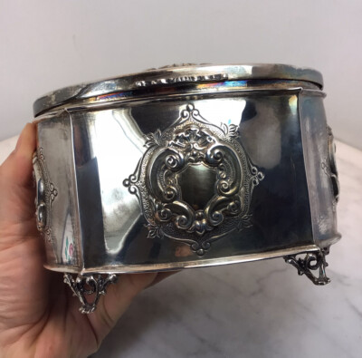 vintage Hazorfim銀製ボックス Vintage HAZORFIM 925 Sterling Silver