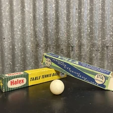 Vintage Halex & Spaulding Table Tennis 2 x Packets Of Balls FULL