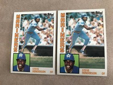 1984 Topps Baseball Card #501 Steve Henderson Seattle Mariners NMMt Free Ship!