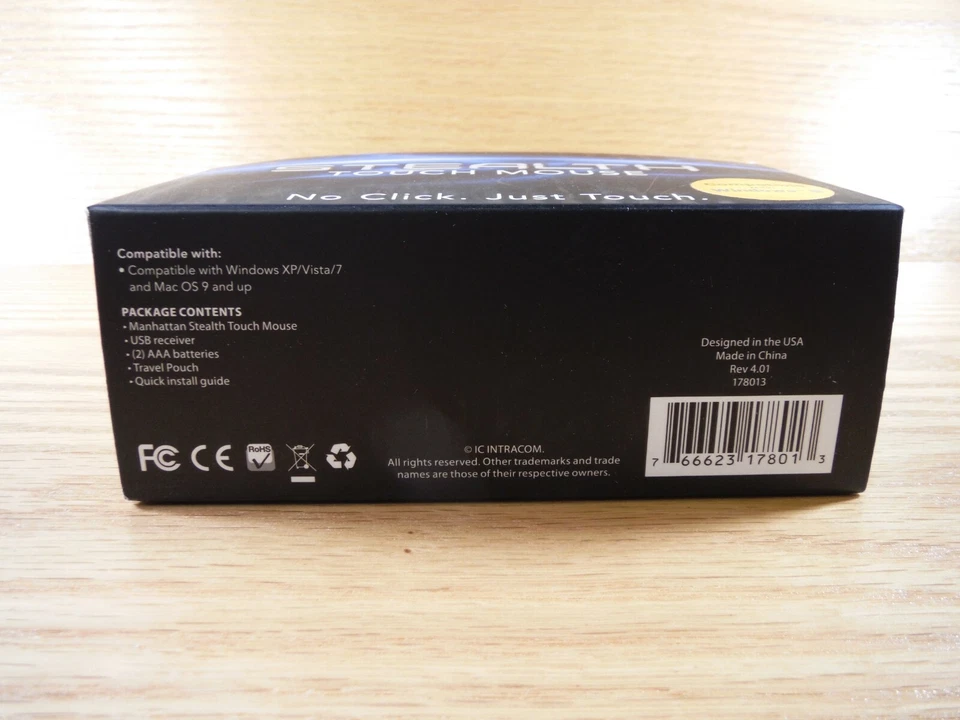 Manhattan Stealth Touch Wireless Laser Mouse 178013  - Image 3 of 4