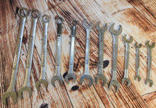 Lot Of Vintage Craftsman USA 12pt SAE  Wrench...