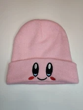 Kirby Unisex Knit Beanie / Skully / Hat / Cap (Pink) - Fits Adults and Children 