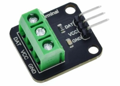 DS18B20 Temperatur Sensor Modul Terminal Adapter 3.3V 5V