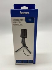 Hama Usb Allround Microphone 2 Meter Cable Ideal For Skype & Twitch - New