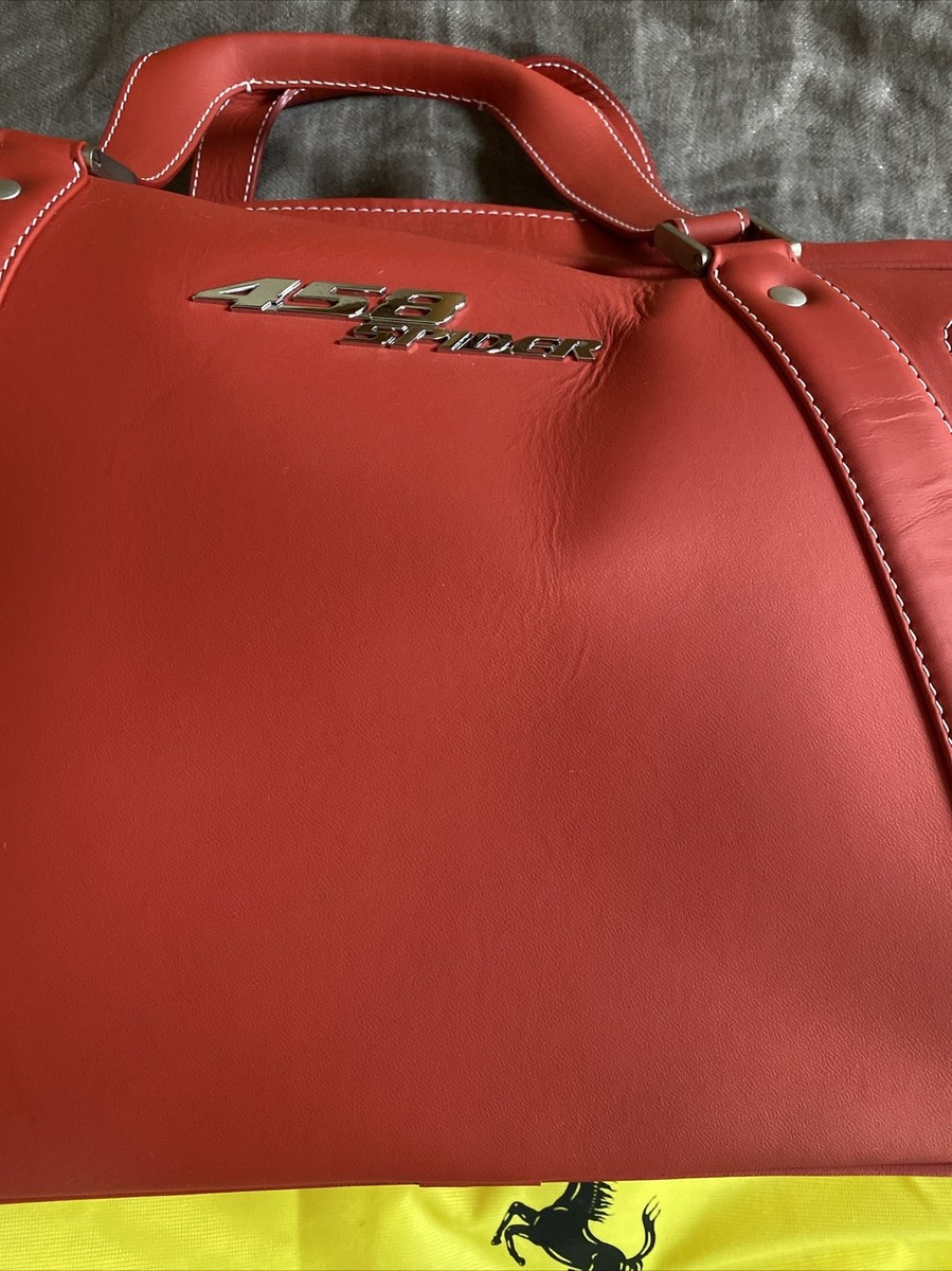 Ferrari 458 Spider Original Owner Limited Boston Bag Red