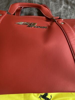 Ferrari 458 Spider Original Owner Limited Boston Bag Red Leather