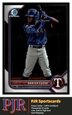 2022 Bowman Draft Chrome #BDC-148 DANYER CUEVA Texas Rangers  Prospects