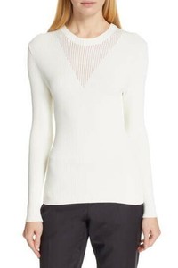 New Women's HUGO BOSS White Febecca Ribbed Sweater Size XL | eBay