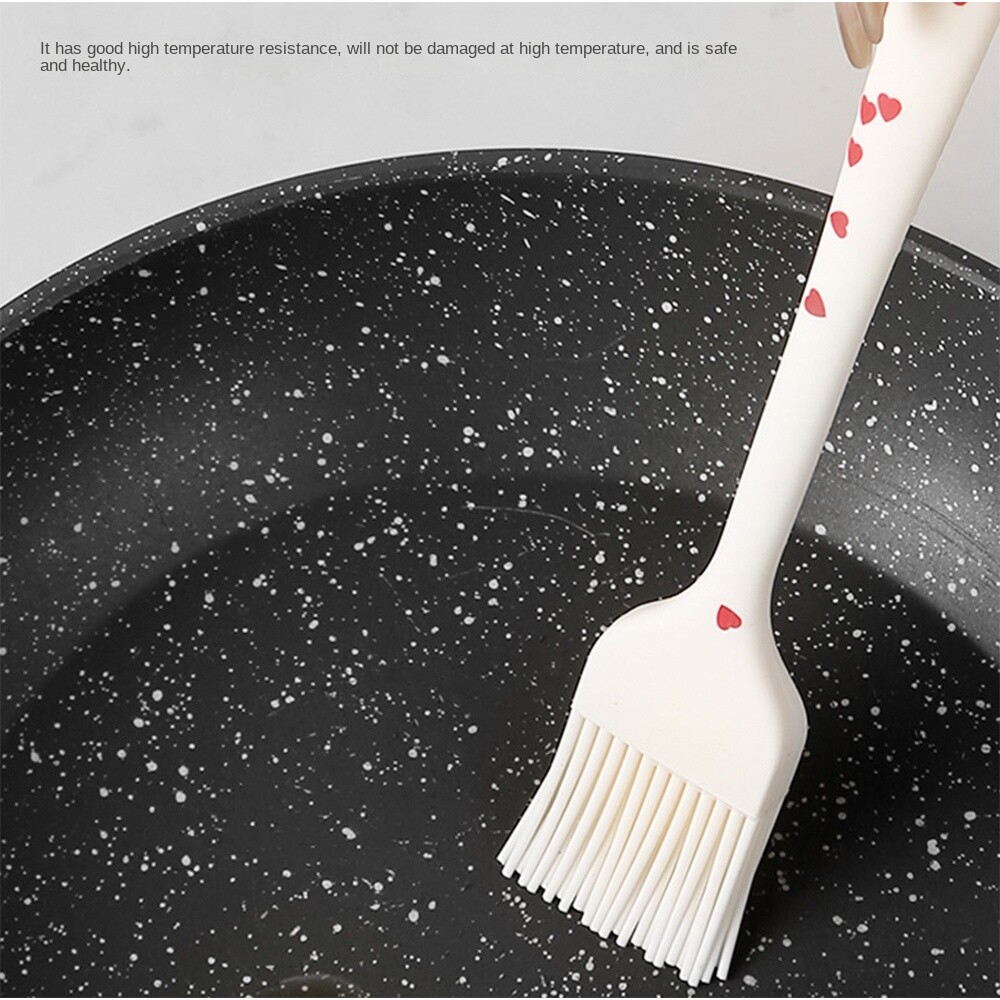4 Pcs Heat Resistant Silicone Spatula Set Silicone Basting Brush Pizza