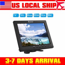Eyoyo 8" TFT LCD Monitor Color Screen HDMI BNC AV VGA with Speakers CCTV monitor