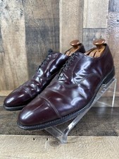 Allen Edmonds Park Avenue Mens Size 12 B Burgundy Cap Toe Oxford Dress Shoes