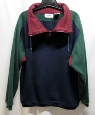 Gitano Vintage 80's Men's Size L Tri-Color Sweatshirt