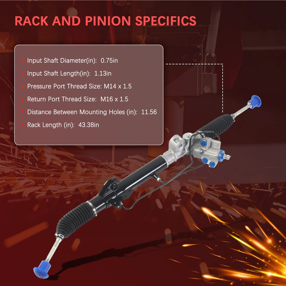 Conjunto de cremallera y piñón de dirección asistida 26-3083 para Nissan Máxima 2009 2010-2014 Foto 3 de 4