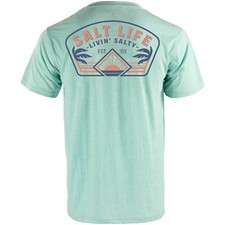 Salt Life TriBlend S/S Tee Seaglass Sunny Adult L Live Salty Saltlife NWT