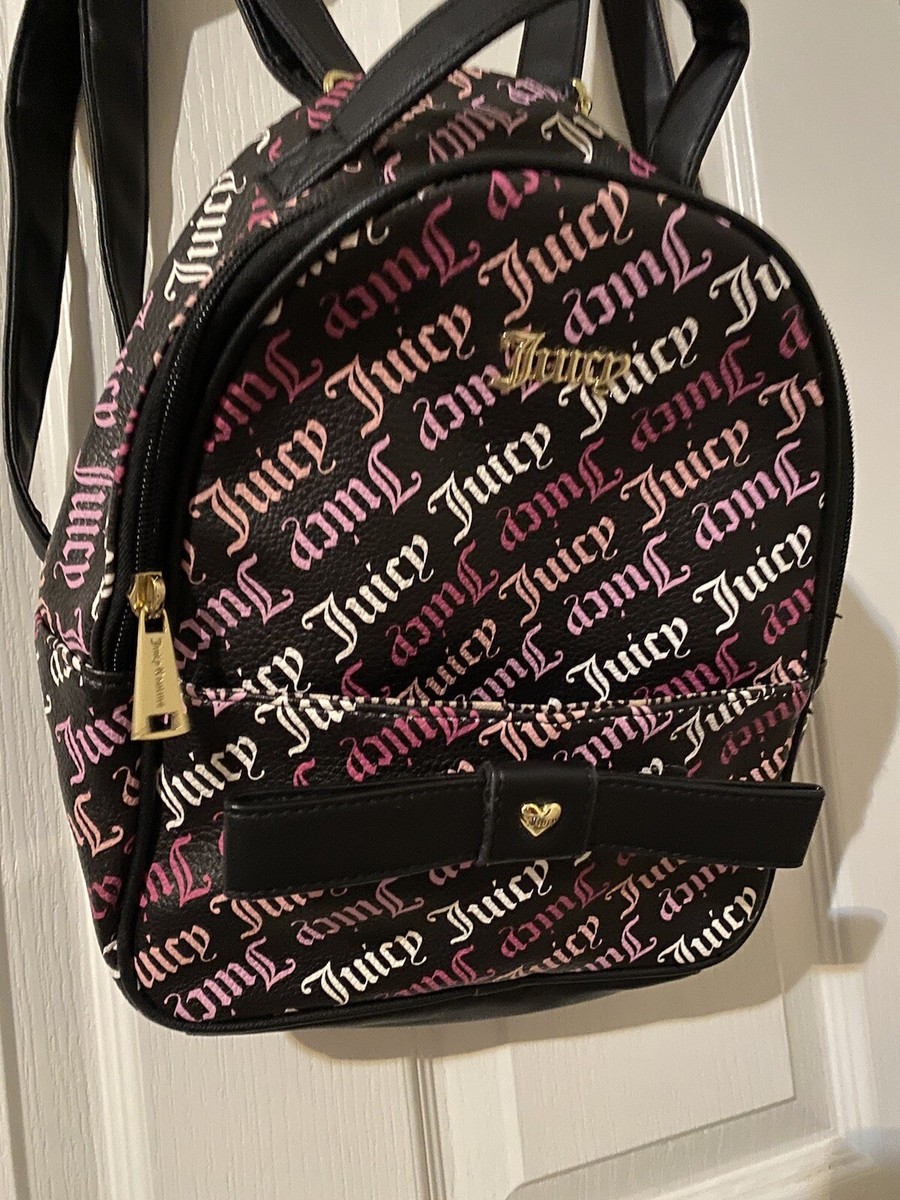Juicy Couture Black Backpack with Logo Lining Juicy Couture No Rules Backpack Black Small Weekender With  main image 4