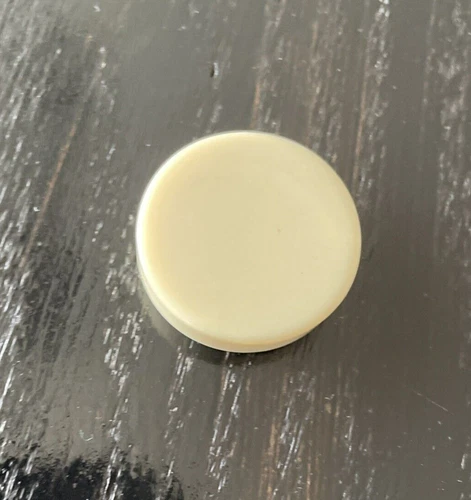 1 Vintage 1 1/4" Backgammon Playing Pieces Ivory Off-White Replacement Parts