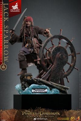 Hot Toys DX39AE Pirates Caribbean 5 Jack Sparrow Rooted Hair