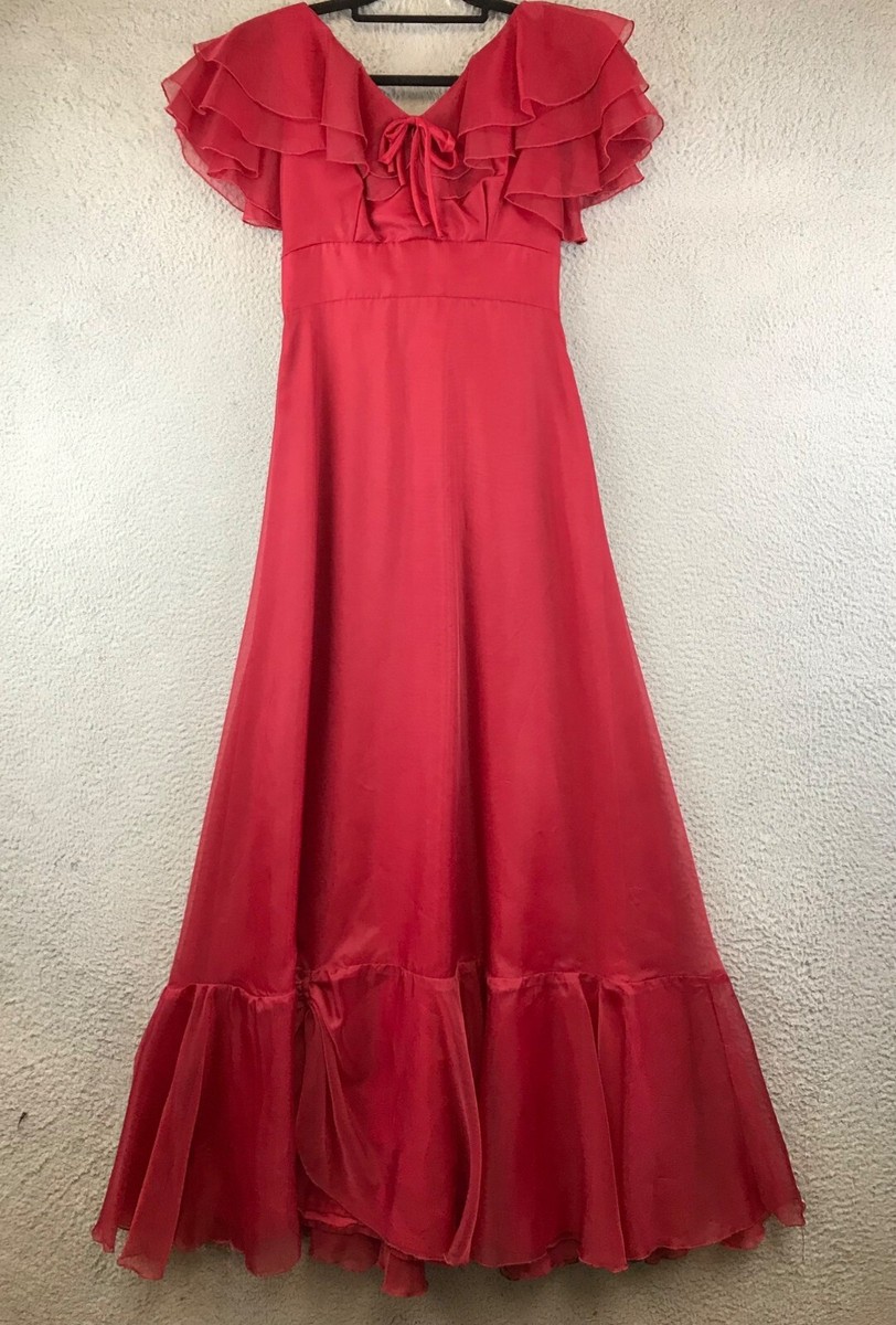 chinese dress ladies Layered Ruffle Bell Sleeve Dresses main image 0