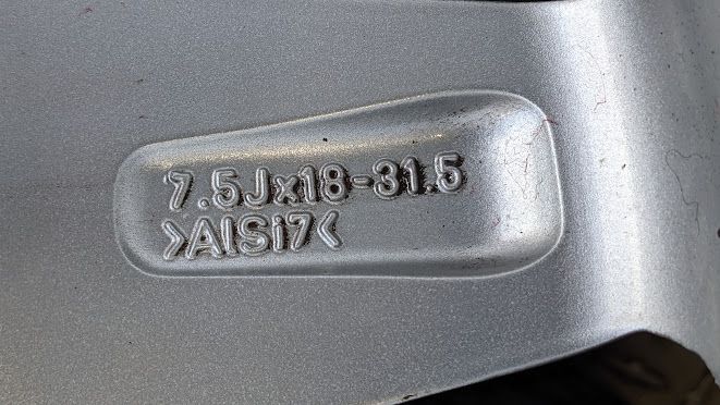 FERRARI 360 SPIDER PART SET OF 4 ORIGINAL WHEELS FERRARI SILVER 164173 164175...