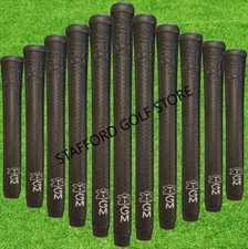 The Grip Master - The Kidd Leather Grips Set Black Standard Midsize Core .600"