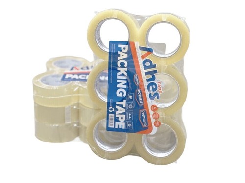 24 Rolls Adhes Premium Hotmelt Packing Tape 1.88" x 110 yds 330ft/roll 2.0mil - Picture 3 of 8