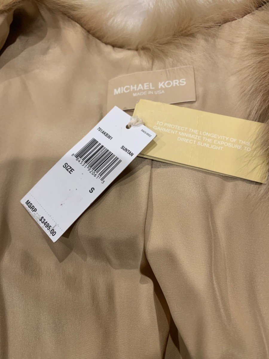 と Michael Kors fox vest made in USA | eBay